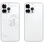 Linh kiện kính lưng iPhone 13 Pro chính hãng GENA Trắng