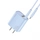 Sạc Trusmi cổng 1A1C PD 20w kèm cáp Type-C to Type-C 60w (US) CH11 - Xanh dương