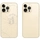 Linh kiện Kính lưng chính hãng Aries cho iPhone 12 Pro - Vàng
