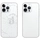 Linh kiện Kính lưng chính hãng Aries cho iPhone 13 Pro Max - Trắng