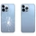 Linh kiện Kính lưng chính hãng Aries cho iPhone 13 Pro Max - Xanh Dương