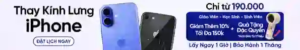 Thay kính lưng điện thoại iPhone