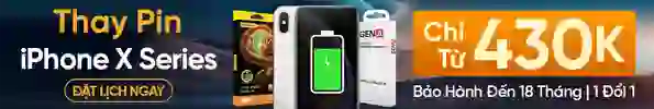 Thay pin iPhone X series chính hãng