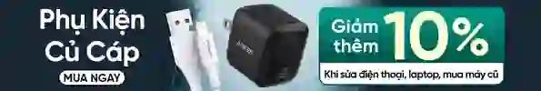 Mua kèm cáp sạc khi sửa điện thoại, laptop