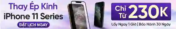 Thay ép kính iPhone 11 series chính hãng