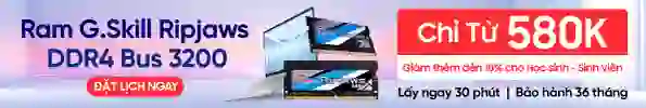 Ram Gskill Ripjaws DDR4 Bus 3200 Giá chỉ từ 580k