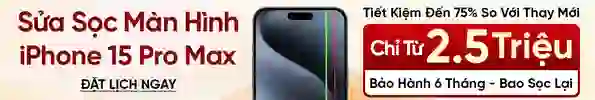 Sửa sọc màn hình iPhone 15 Pro Max