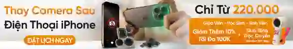 Thay camera sau điện thoại iPhone