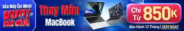 Thay màn hình laptop macbook