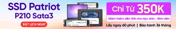 Ổ cứng SSD Patriot P210 Sata3  Giá chỉ từ 350K