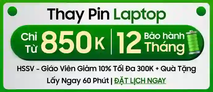 Thay pin laptop