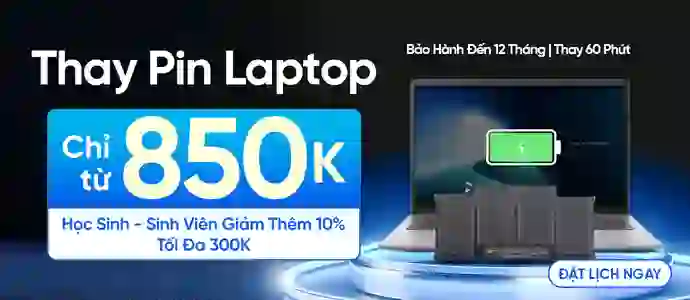 PIN LAPTOP<br>Chỉ từ 850K
