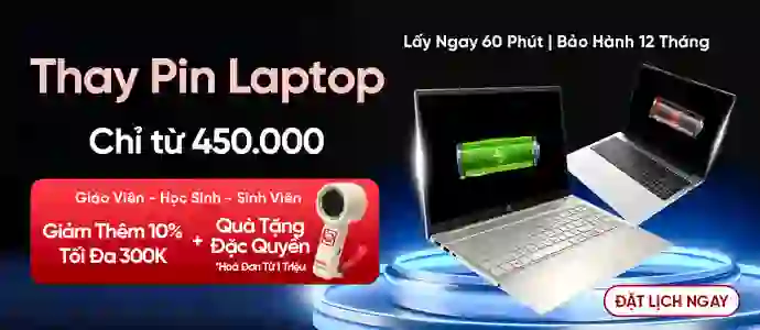Thay pin laptop