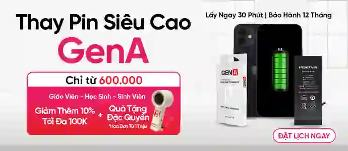 Thay pin điện thoại GENA