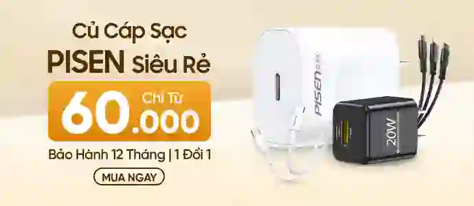 CỦ CÁP SẠC PISEN<br>Từ 300