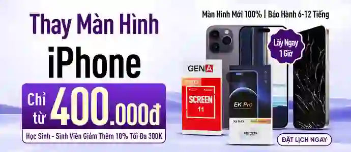 THAY MÀN IPHONE<br>Chỉ từ 400K