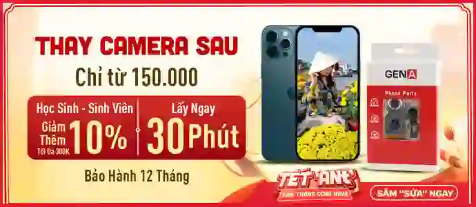 CAMERA SAU IPHONE<br>Chỉ từ 150K