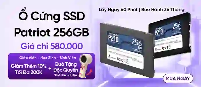Ổ CỨNG PATRIOT<br>Giá chỉ 580k