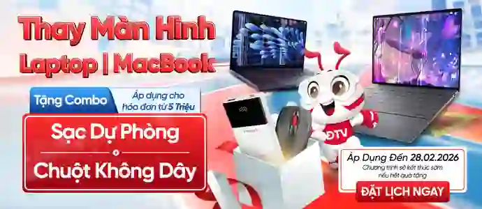 MÀN HÌNH LAPTOP<br>Tặng Chuột + Sạc dự phòng
