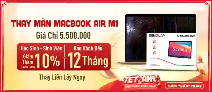 MÀN MACBOOK AIR<br>Chỉ từ 5.5TR