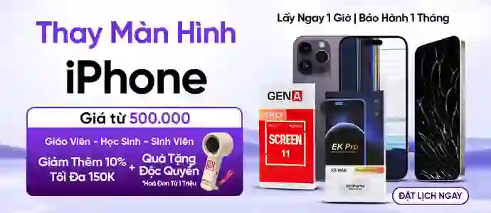 MÀN HÌNH IPHONE<br>Chỉ từ 500K