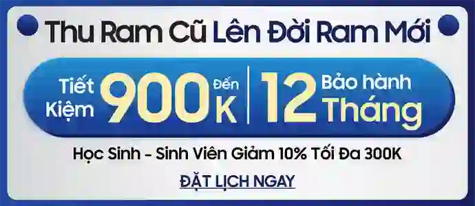 Thay ram cũ lên đời ram mới