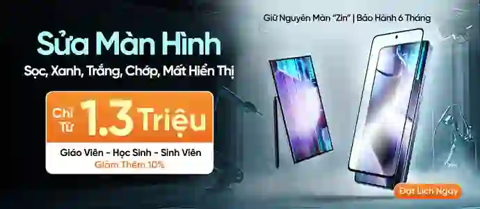 SỬA MÀN HÌNH<BR> Chỉ từ 1.3TR