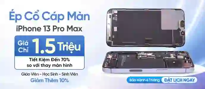 ÉP CỔ CÁP IPHONE<br>Chỉ từ 1.5 Triệu