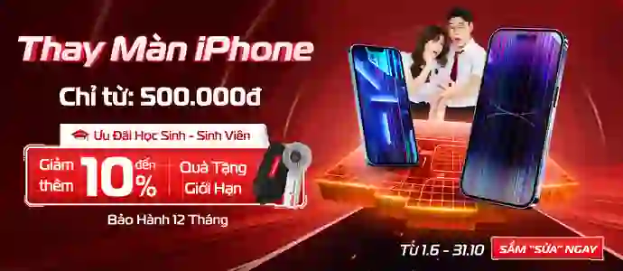 THAY MÀN IPHONE<br>Chỉ từ 500K