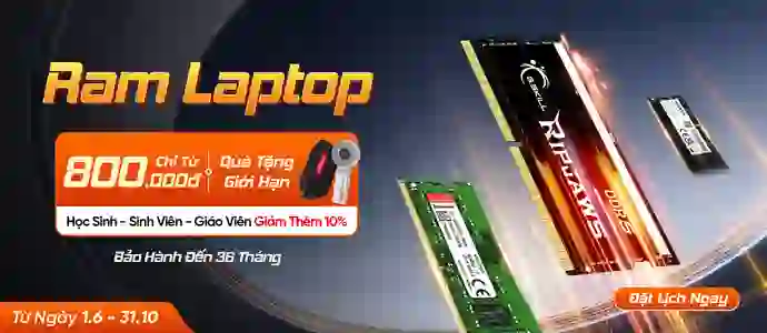 RAM LAPTOP<br>Chỉ từ 800K