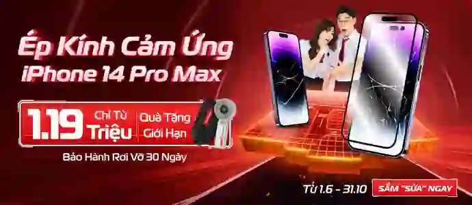 ÉP KÍNH IPHONE<BR> CHỈ TỪ 1.190K