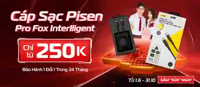 CÁP SẠC PISEN<br>Chỉ 250K
