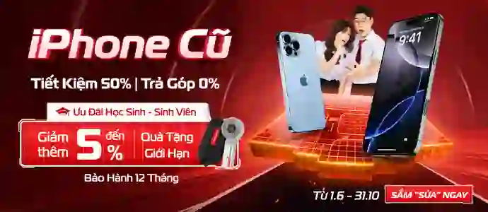 IPHONE CŨ<br>Tiết kiệm đến 50%