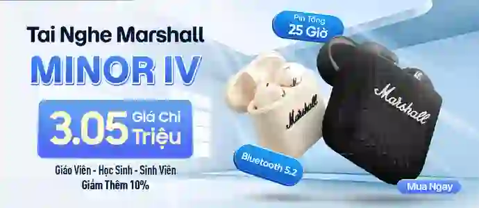 TAI NGHE MARSHALL<br>Giá chỉ 3.05 Triệu