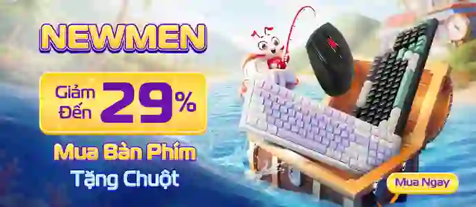 MUA BÀN PHÍM NEWMEN<br>Tặng chuột Newmen