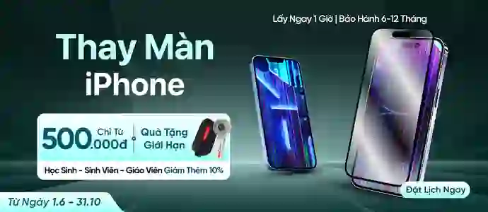 THAY MÀN IPHONE<br>Chỉ từ 500K