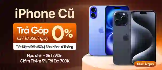 IPHONE CŨ<br>Tiết kiệm đến 50%