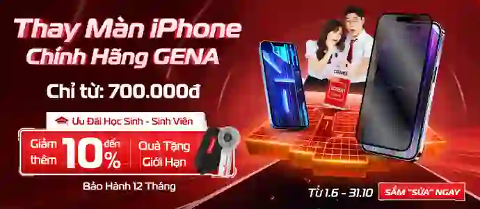 MÀN IPHONE GENA<BR>Chỉ từ 700K