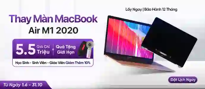 MÀN MACBOOK AIR<br>Chỉ từ 5.5TR