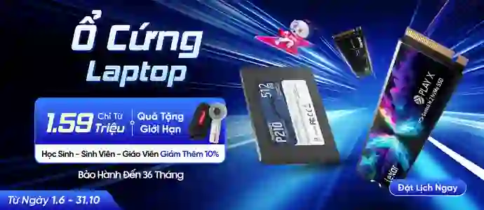 Ổ CỨNG LAPTOP<br>Chỉ từ 1,59TR