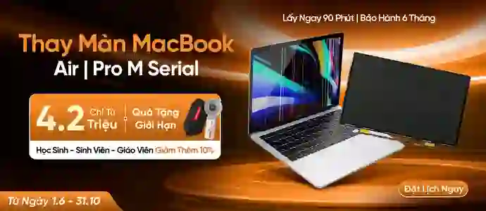 MÀN MACBOOK AIR<br>Chỉ từ 4.2TR