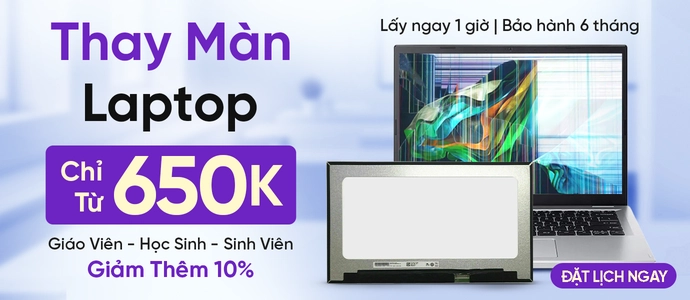 MÀN HÌNH LAPTOP<br>Chỉ 650K