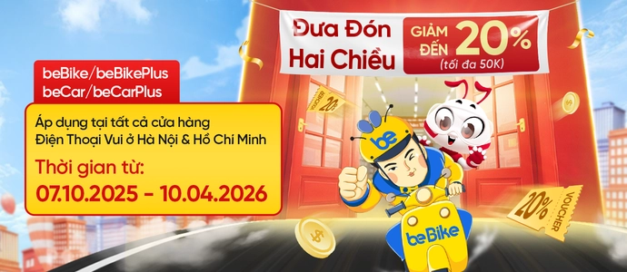 ĐƯA ĐÓN 2 CHIỀU <br> Giảm đến 20%
