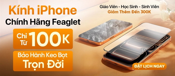 KÍNH LƯNG iPhone<br>Chỉ từ 100k