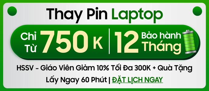 Thay pin laptop