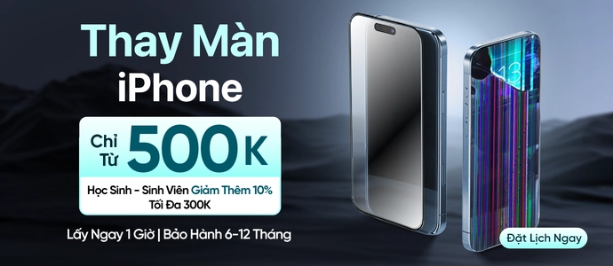 THAY MÀN IPHONE<br>Chỉ từ 500K