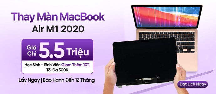 MÀN MACBOOK AIR<br>Chỉ từ 5.5TR