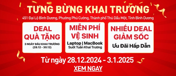 KHAI TRƯƠNG<br>451 Đại Lộ Bình Dương