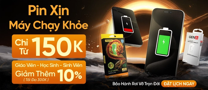 PIN XỊN <br> Chỉ từ 150K