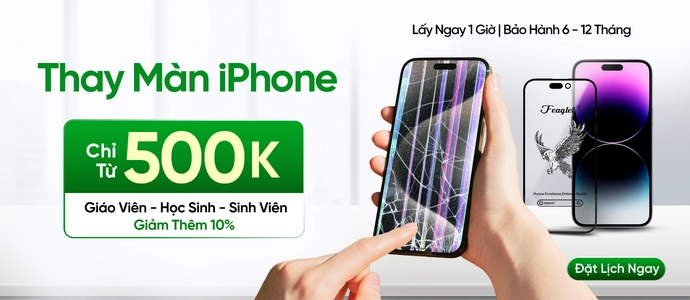 <b>MÀN IPHONE</b><br>Chỉ từ 500K